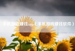 手机游戏赚钱app（手机游戏赚钱软件）